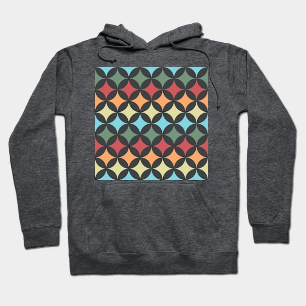 Geometric Pattern: Circle Nested: Ornament Hoodie by Red Wolf